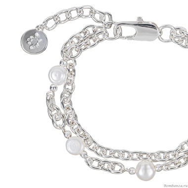 Браслет Fiore Luna, Pearle Double Сarabiner, CL4511 S Браслет Fiore Luna, Pearle Double Сarabiner, CL4511 S